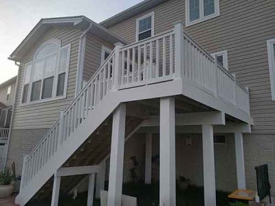 New Wooden Deck Installation